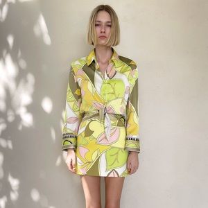 Zara short printed skirt